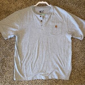 Carhartt LOOSE FIT HEAVYWEIGHT SHORT-SLEEVE POCKET HENLEY T-SHIRT